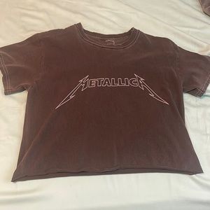 Metallica Crop Tee